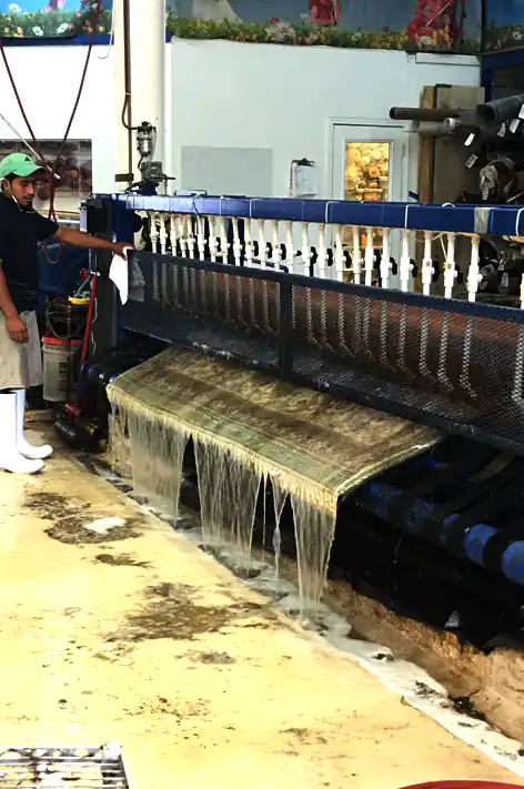 Rug Soft Water Rinse Process Rug Soft Water Rinse Process